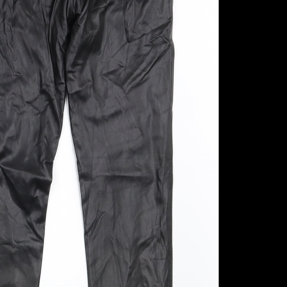 Hauber Womens Black Trousers Size 10 L30 in