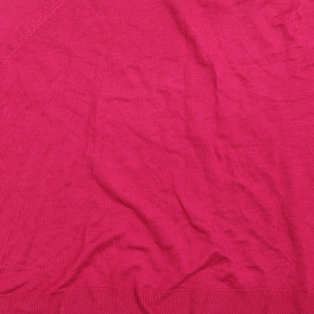 MNG Womens Pink Pullover Sweatshirt Size S