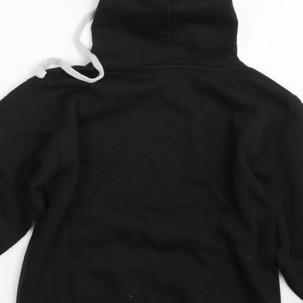 Uneek Womens Black Pullover Hoodie Size S - University of Sunderland