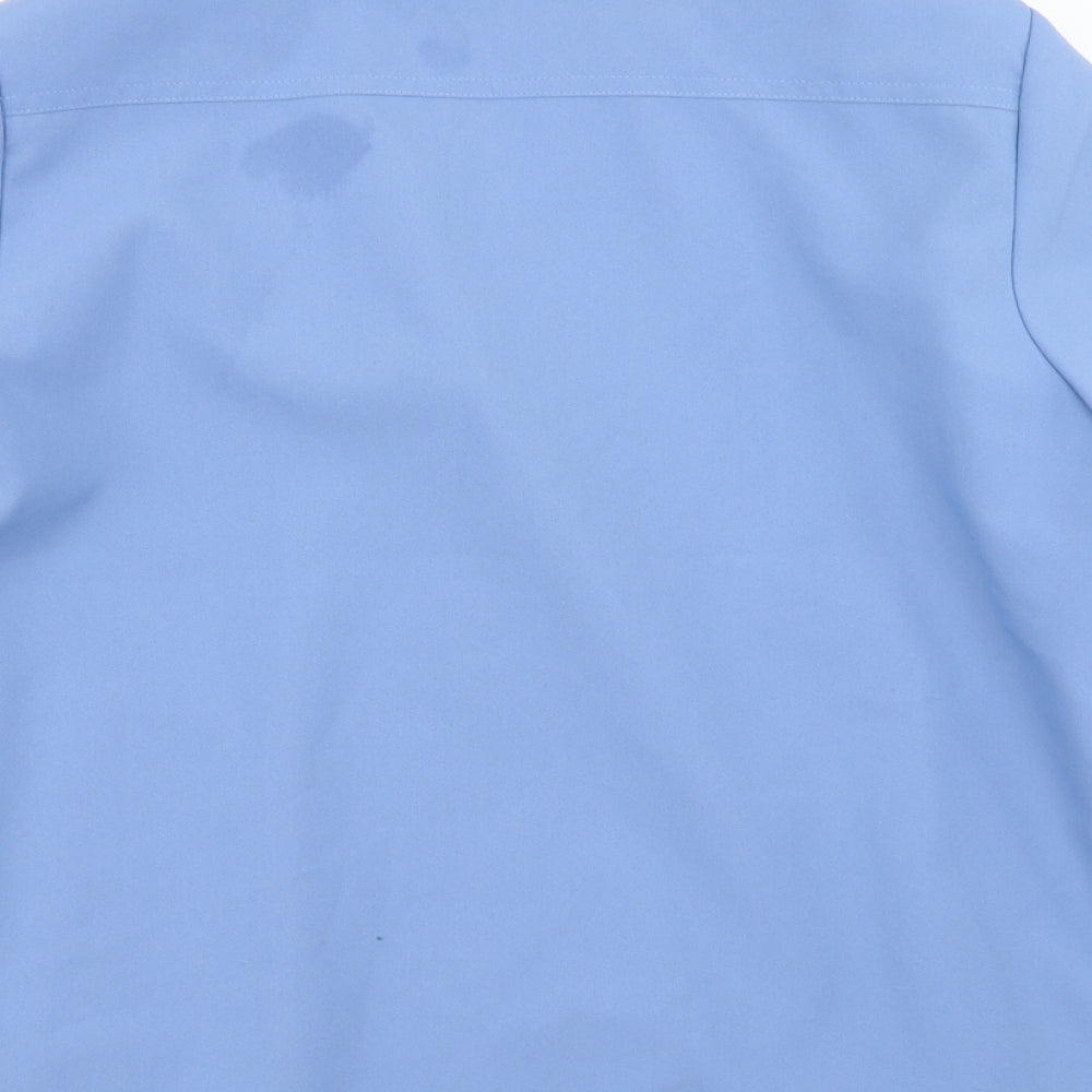 Amalina Womens Blue Overcoat Coat Size 16