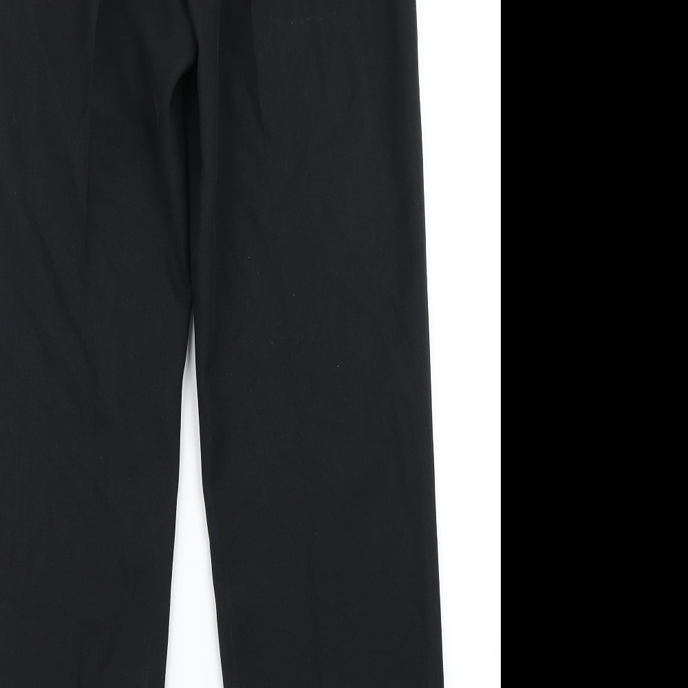 Marks & Spencer Collection Womens Black Dress Pants Trousers Size 12 L28 in