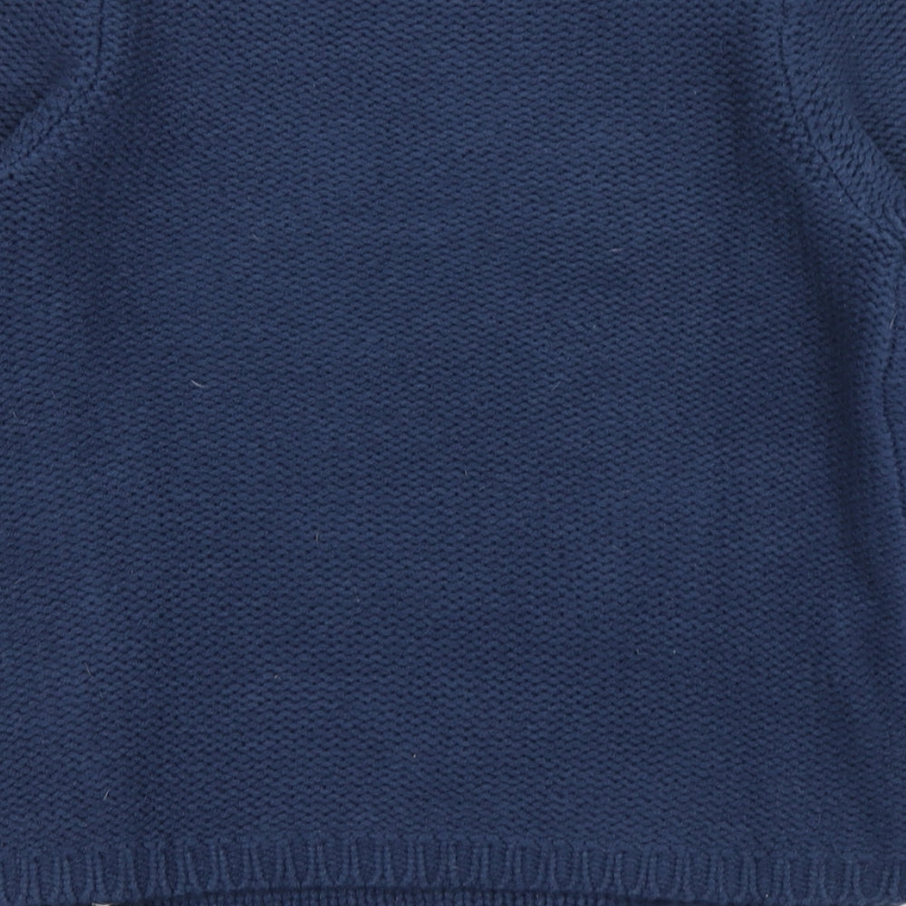 BC Womens Blue Knit Pullover Jumper Size 10