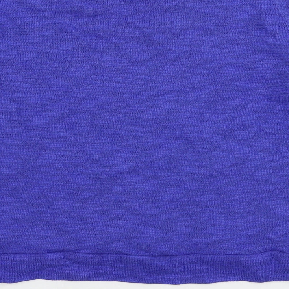 New Look Girls Blue Geometric Jersey Pullover Sweatshirt Size 10-11 Years - Unicorn