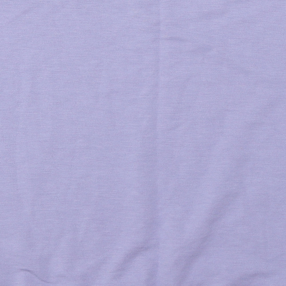 Love To Lounge Womens Blue Solid Jersey Top Pyjama Top Size 10