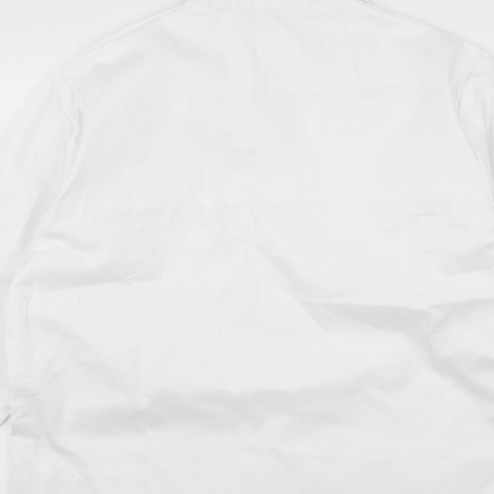 Portwest Mens White Button-Up Size M - Pullover