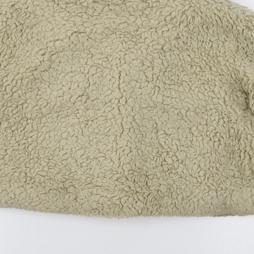 Rising Womens Beige Microfibre Jacket Size S