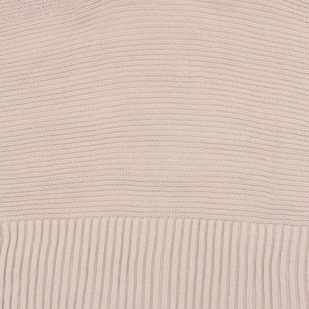 River Island Womens Beige Full Zip Jumper Size S - poncho