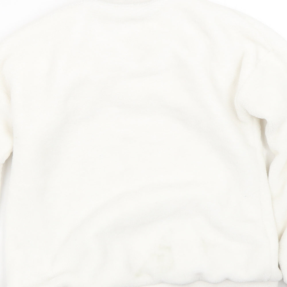 NEXT Girls White Top Pyjama Top Size 12 Years