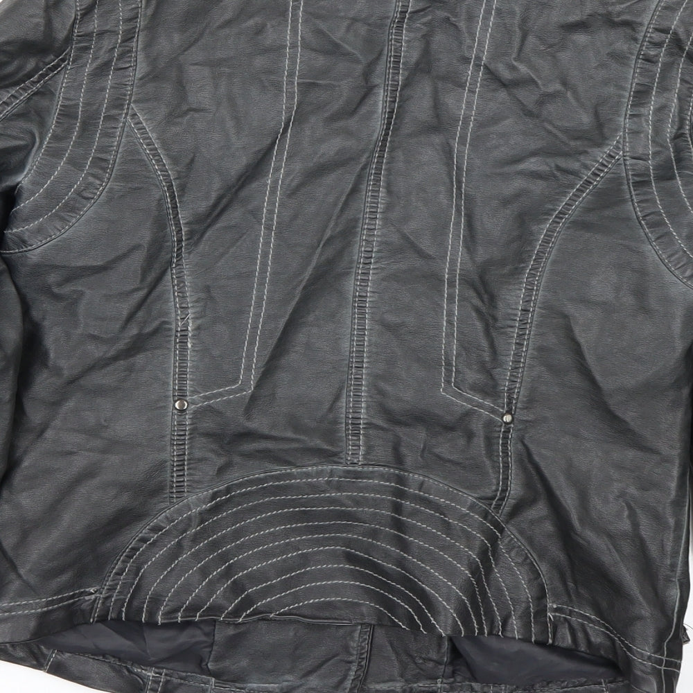 Denim co Womens Black Jacket Coat Size 12