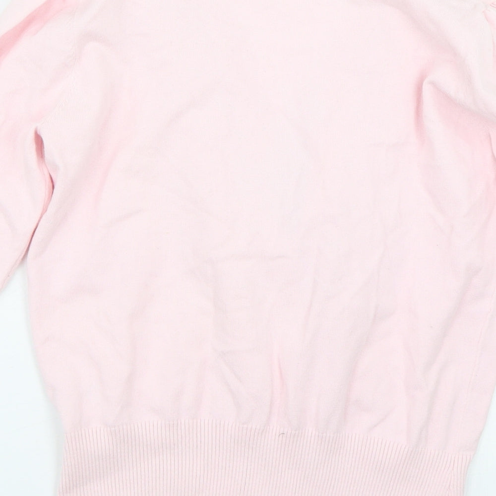Queenspark Womens Pink Cardigan Jumper Size M