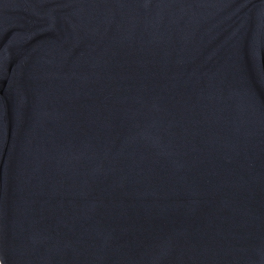 Peacocks Womens Blue Pullover Jumper Size M