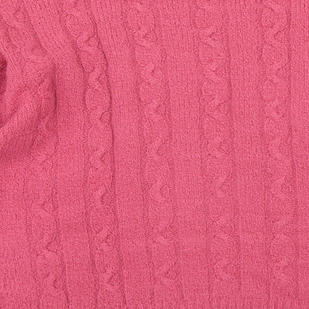 Holmewood Womens Pink Pullover Jumper Size S