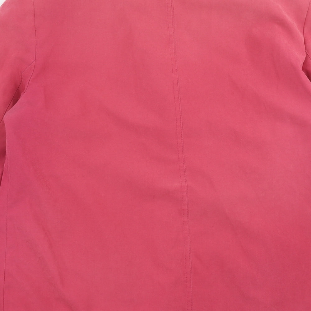 EWM Womens Pink Jacket Coat Size 12