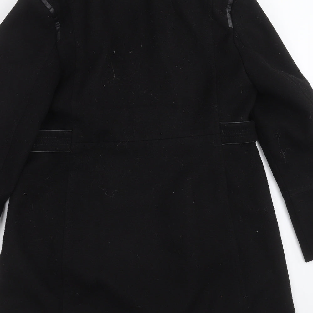 Wallis Womens Black Jacket Coat Size 10