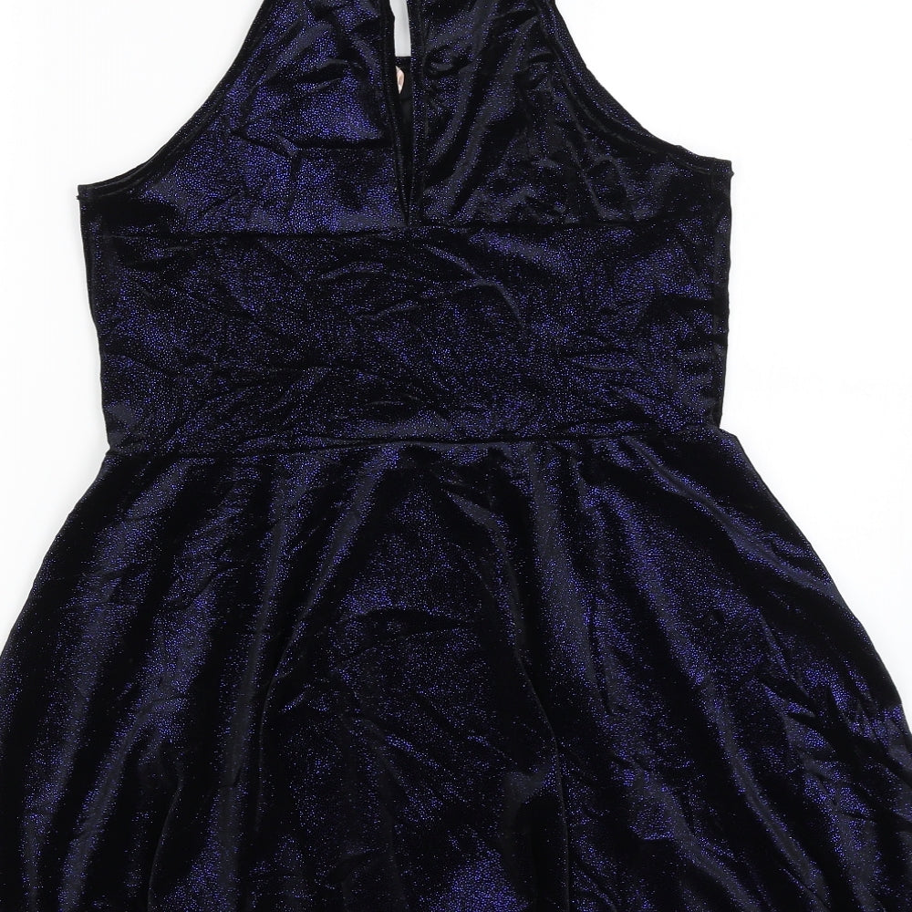 Dolls Womens Blue Bodycon Size M