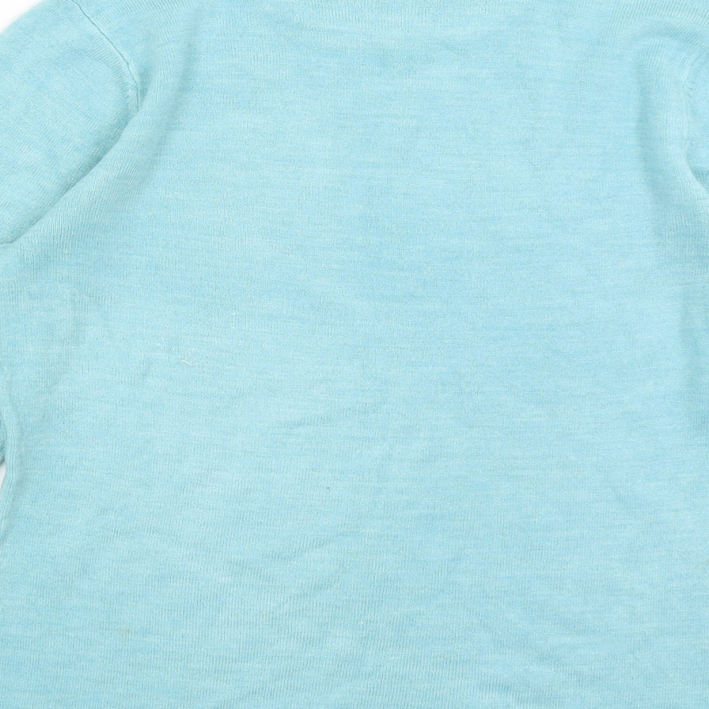 Matalan Womens Blue Pullover Jumper Size 12