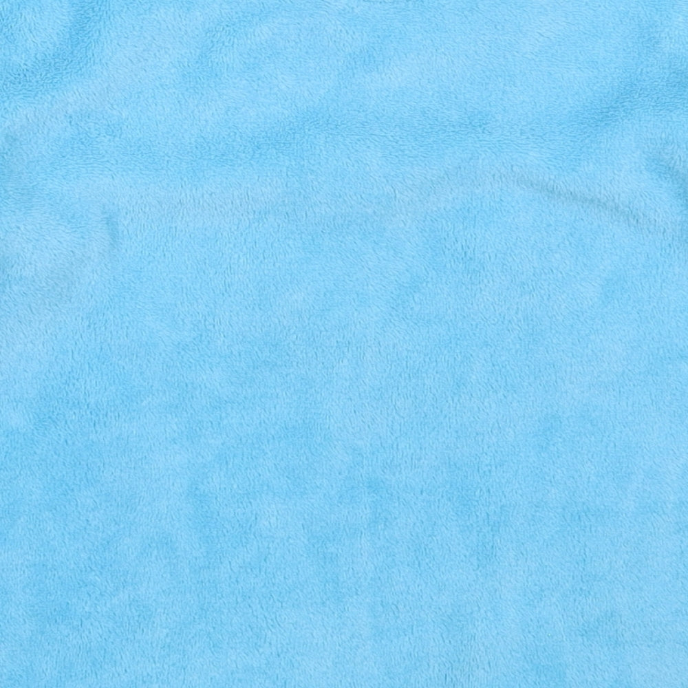 Chill Out Boys Blue Solid Fleece Pyjama Top Size 8-9 Years