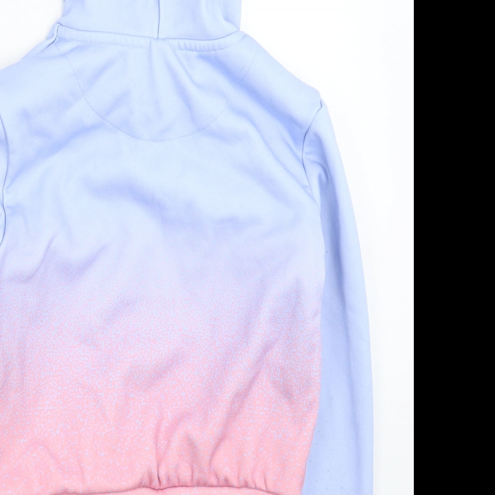 Closure Girls Blue Pullover Hoodie Size M