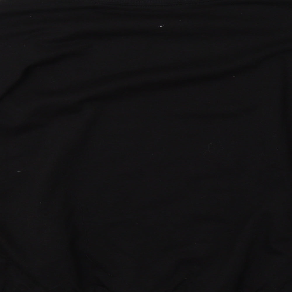 SheIn Womens Black Pullover Sweatshirt Size S