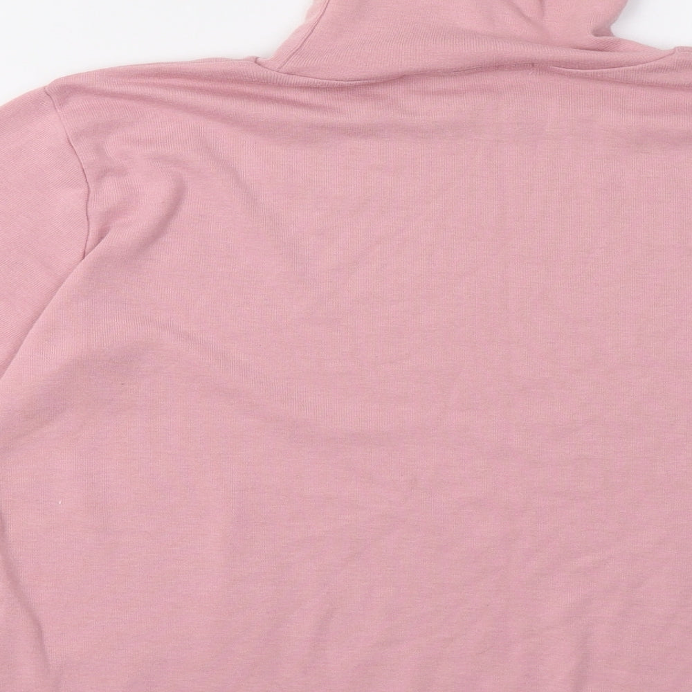 Viz a Viz Womens Pink Pullover Sweatshirt Size 14