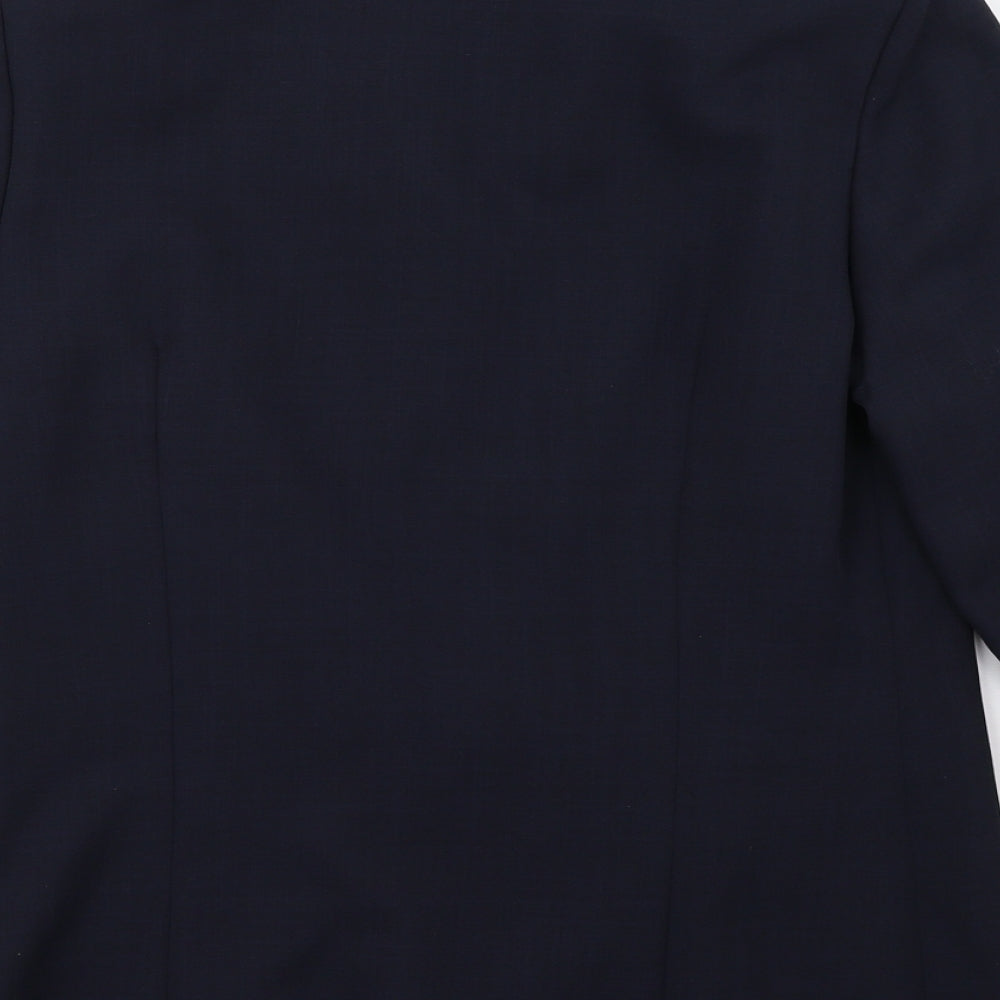 Preworn Womens Blue Jacket Blazer Size 10