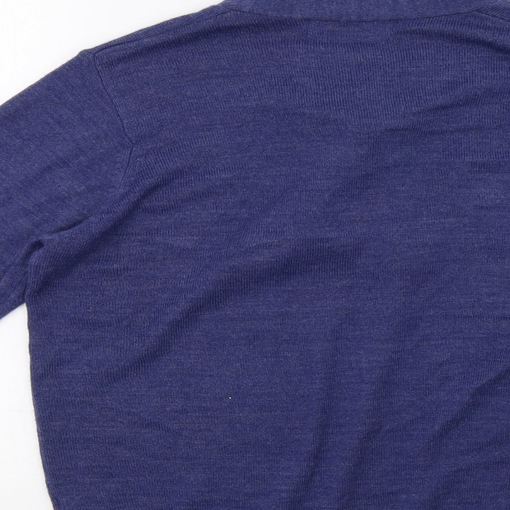 EWM Womens Blue Pullover Sweatshirt Size 16