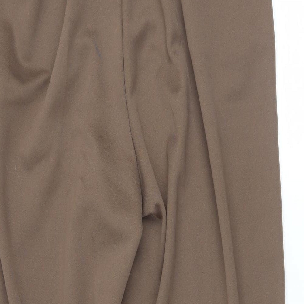 Bonmarché Womens Brown Trousers Size 14 L25 in