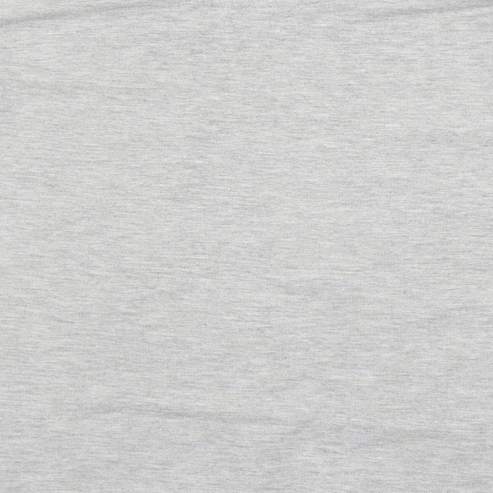 New Look Womens Grey Pullover Sweatshirt Size 8
