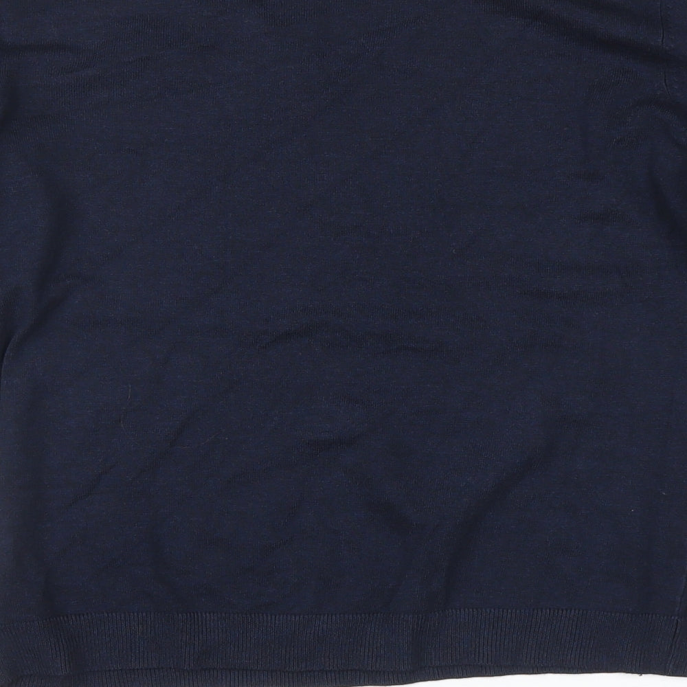 987 Womens Blue Pullover Jumper Size M