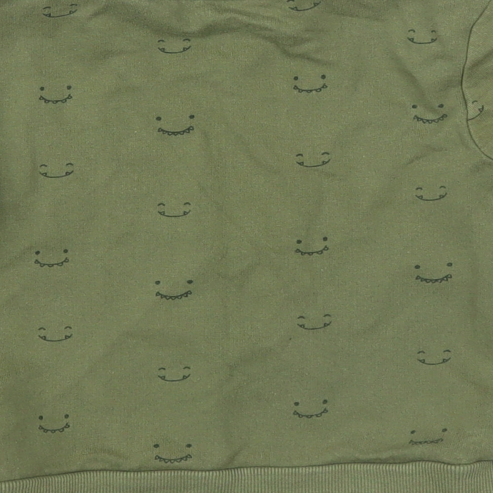 George Boys Green Pullover Sweatshirt Size 3-4 Years