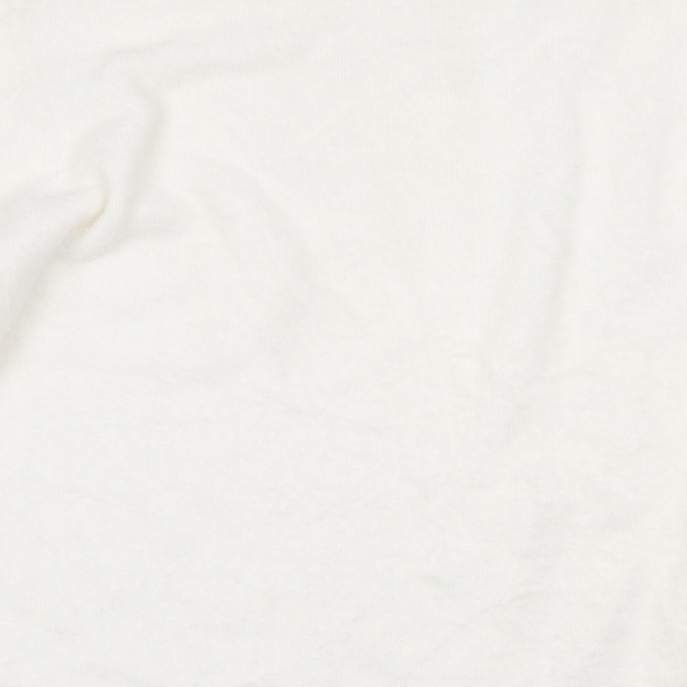 Peacocks Womens White Pullover Jumper Size XL