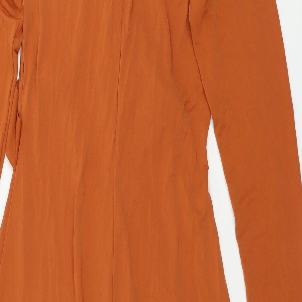 ASOS Womens Orange A-Line Size 8