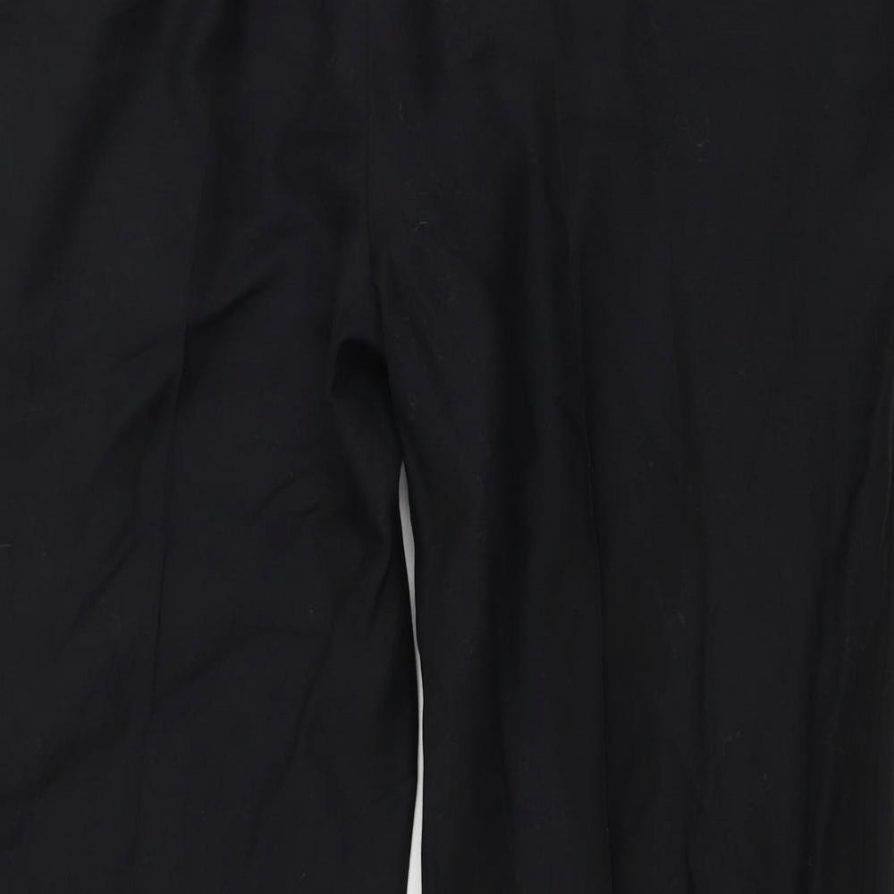 Marks & Spencer Womens Black Trousers Size 40 in L29 in