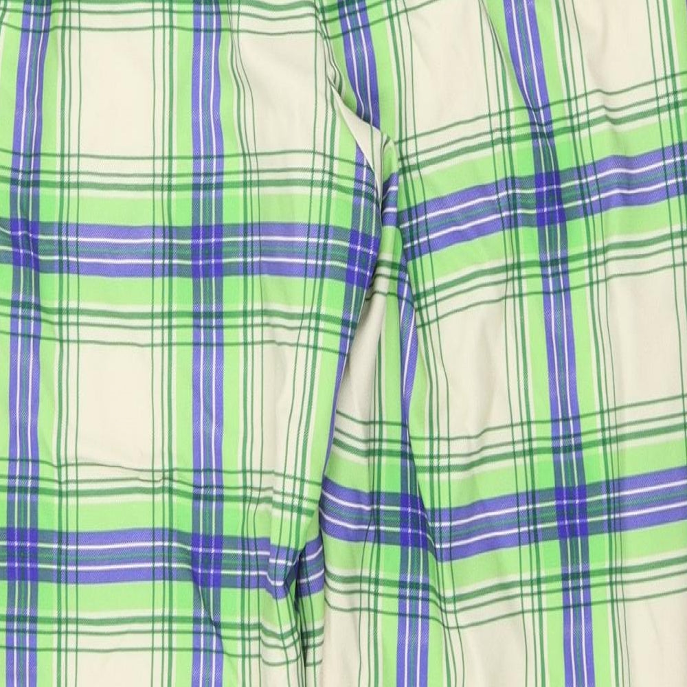 ASOS Womens Beige Check Trousers Size 30 in L25 in