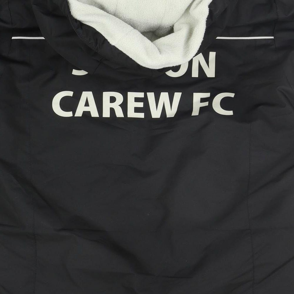 Errea Mens Black Jacket Coat Size 2XS - CAREW FC