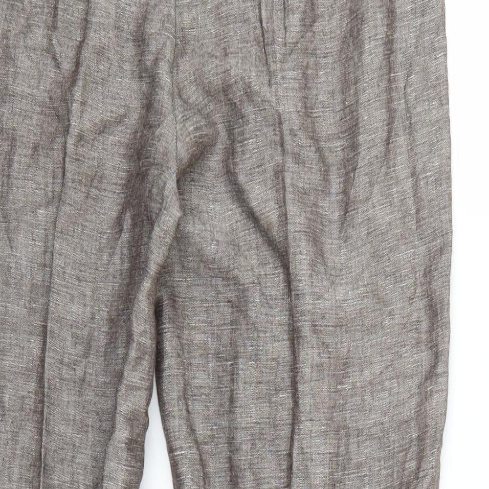 Papaya Womens Grey Trousers Size 10 L27 in