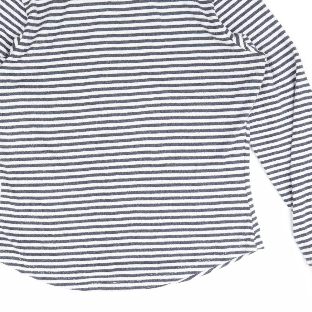 F&F Womens Blue Striped Cami Pyjama Top Size 8