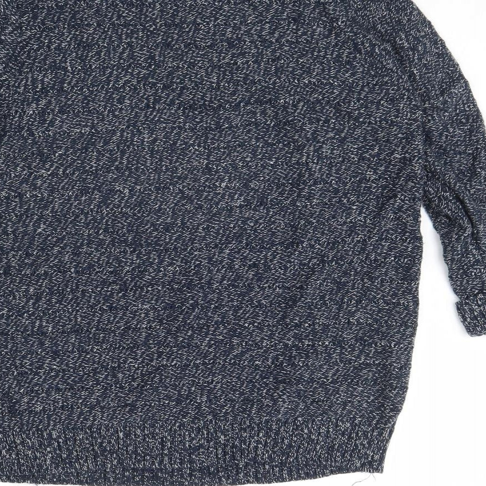 M&s Womens Blue Pullover Jumper Size 12