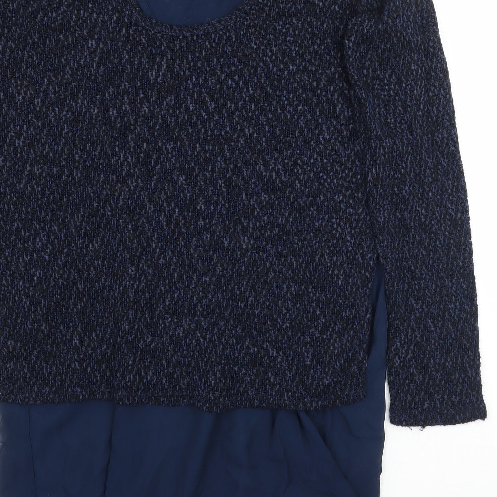 Green Envelope Womens Blue Pullover Jumper Size L