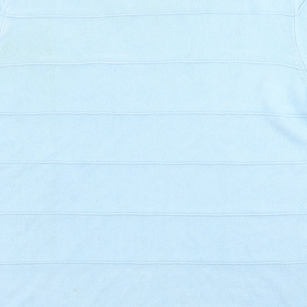 Marks & Spencer Mens Blue T-Shirt Size 14