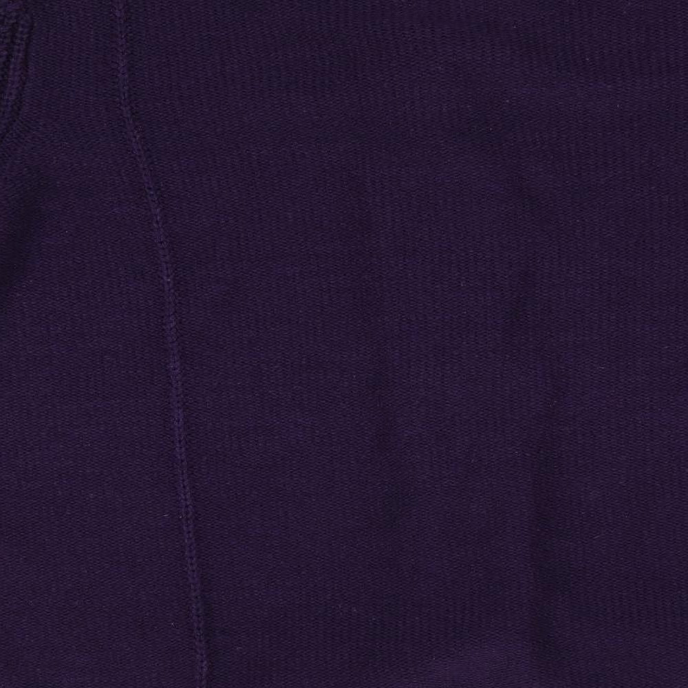 Bonmarché Womens Purple Cardigan Jumper Size L
