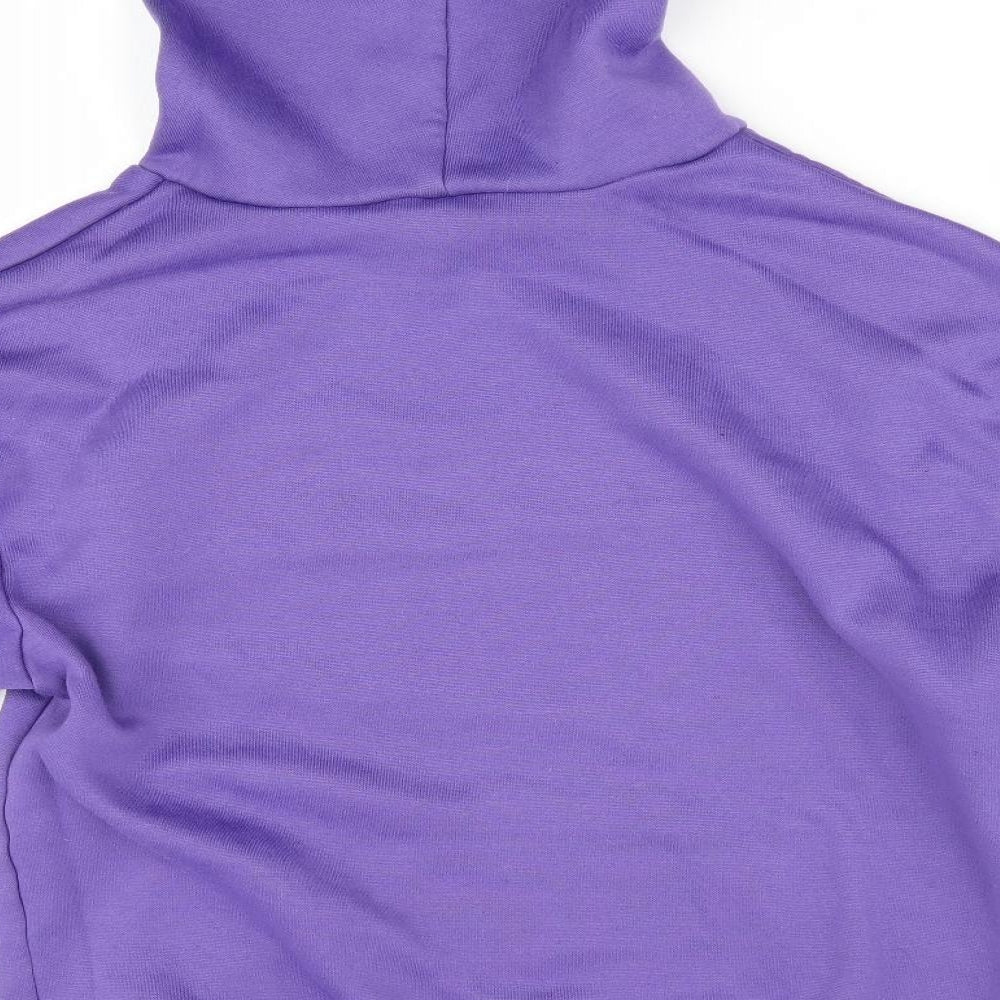 Preworn Womens Purple Pullover Hoodie Size S