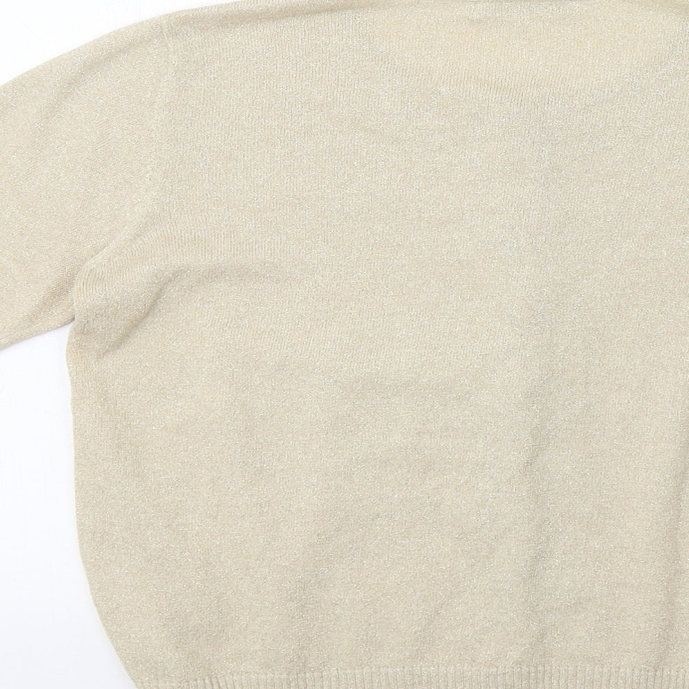 Berkertex Womens Gold Cape Jumper Size 14