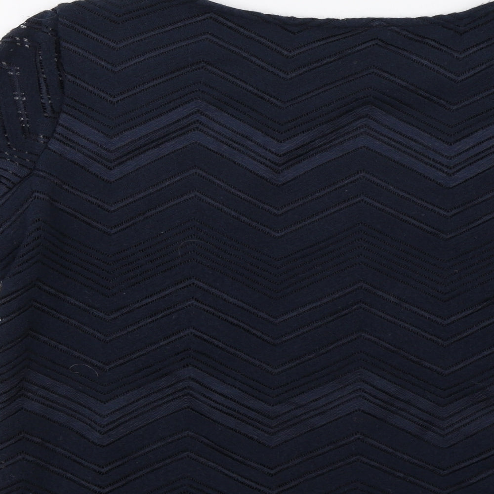 M&S Womens Blue Pullover Jumper Size 14