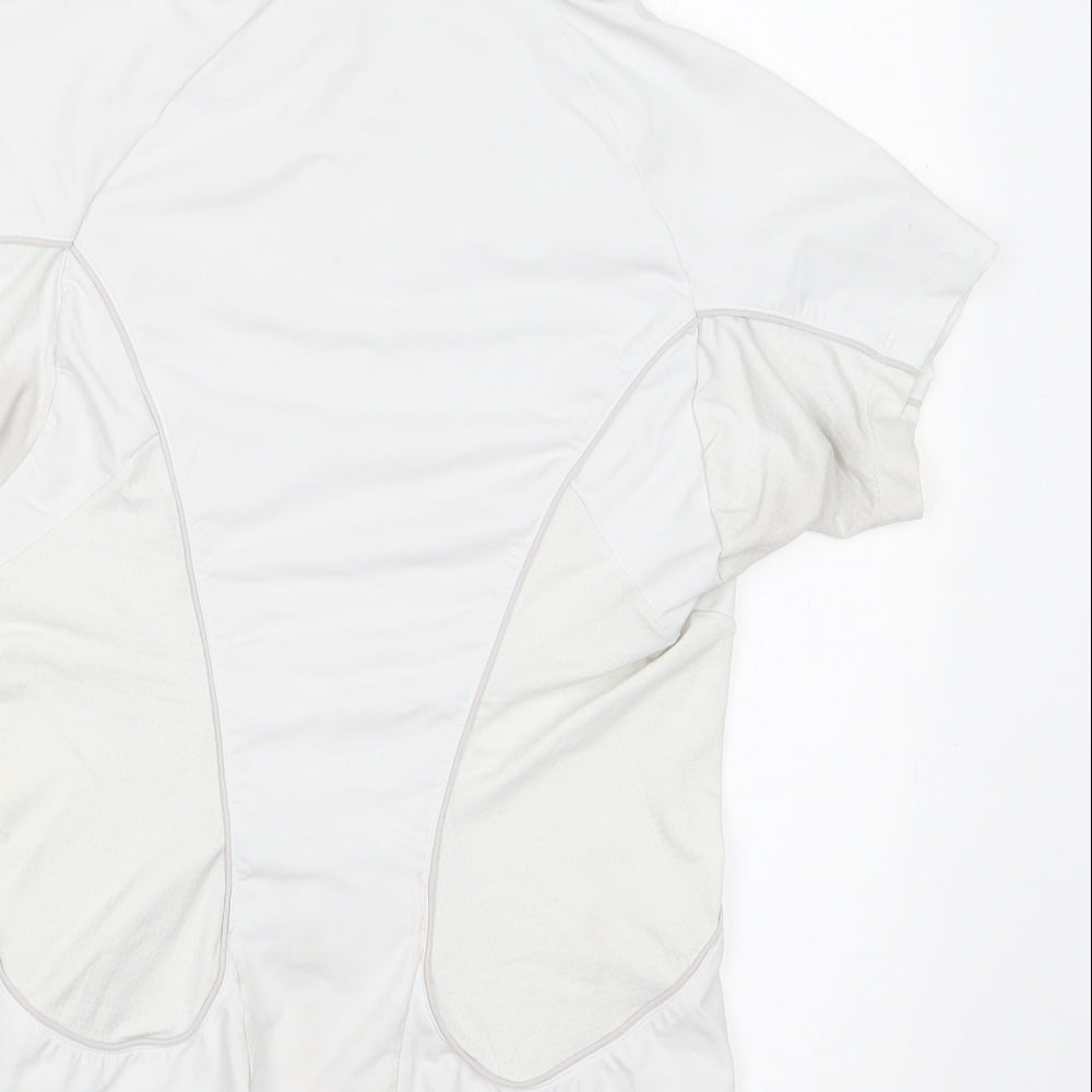 Sergio Tacchini Womens White Basic T-Shirt Size S