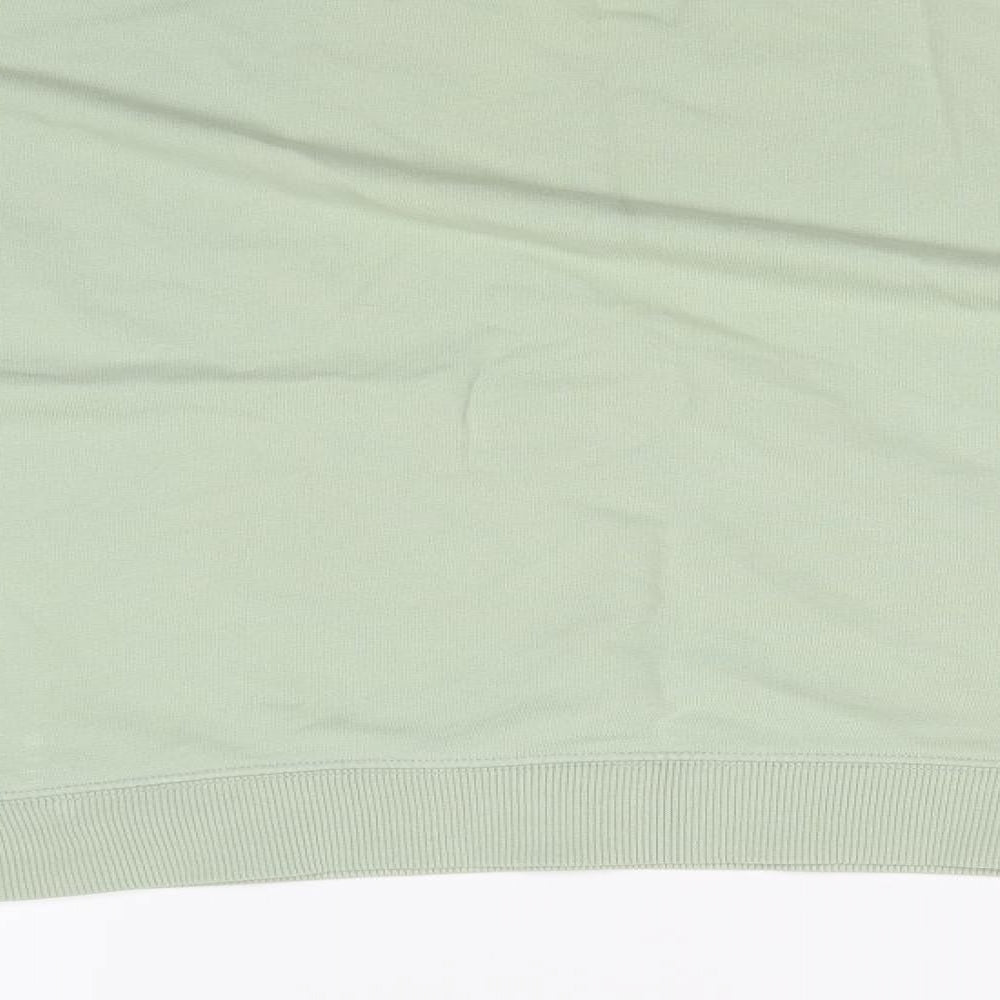 New Look Womens Green Pullover Sweatshirt Size M