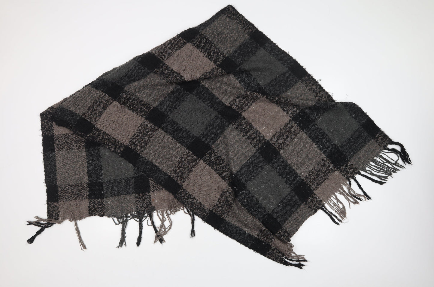 UNMADE Unisex Multicoloured Check Scarf