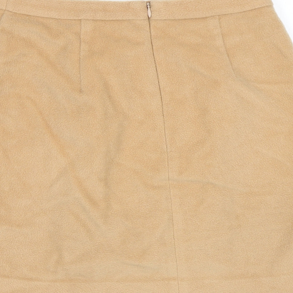 Marks & Spencer Womens Brown Mini Skirt Size 10