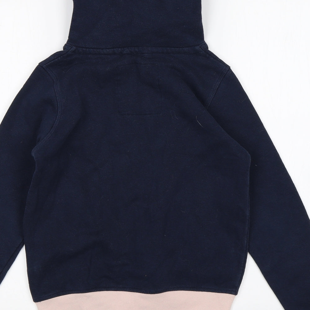 pepperts Girls Blue Pullover Sweatshirt Size 9-10 Years