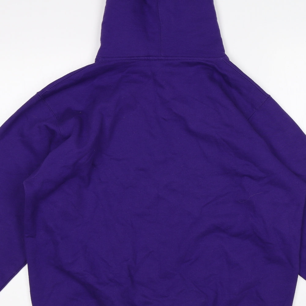 FDM Womens Purple Pullover Hoodie Size S